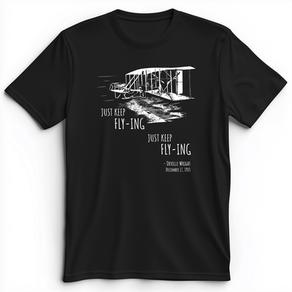 Wright Brothers Premium Tee Black / S