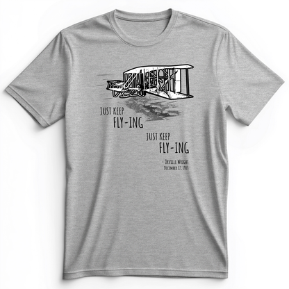 Wright Brothers Premium Tee Athletic Heather / S