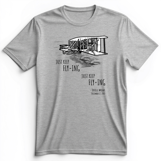 Wright Brothers Premium Tee Athletic Heather / S