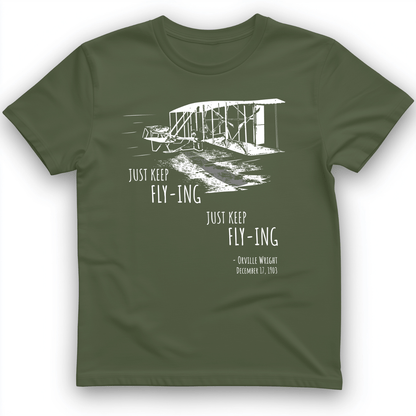 Wright Brothers T-Shirt Military Green / S