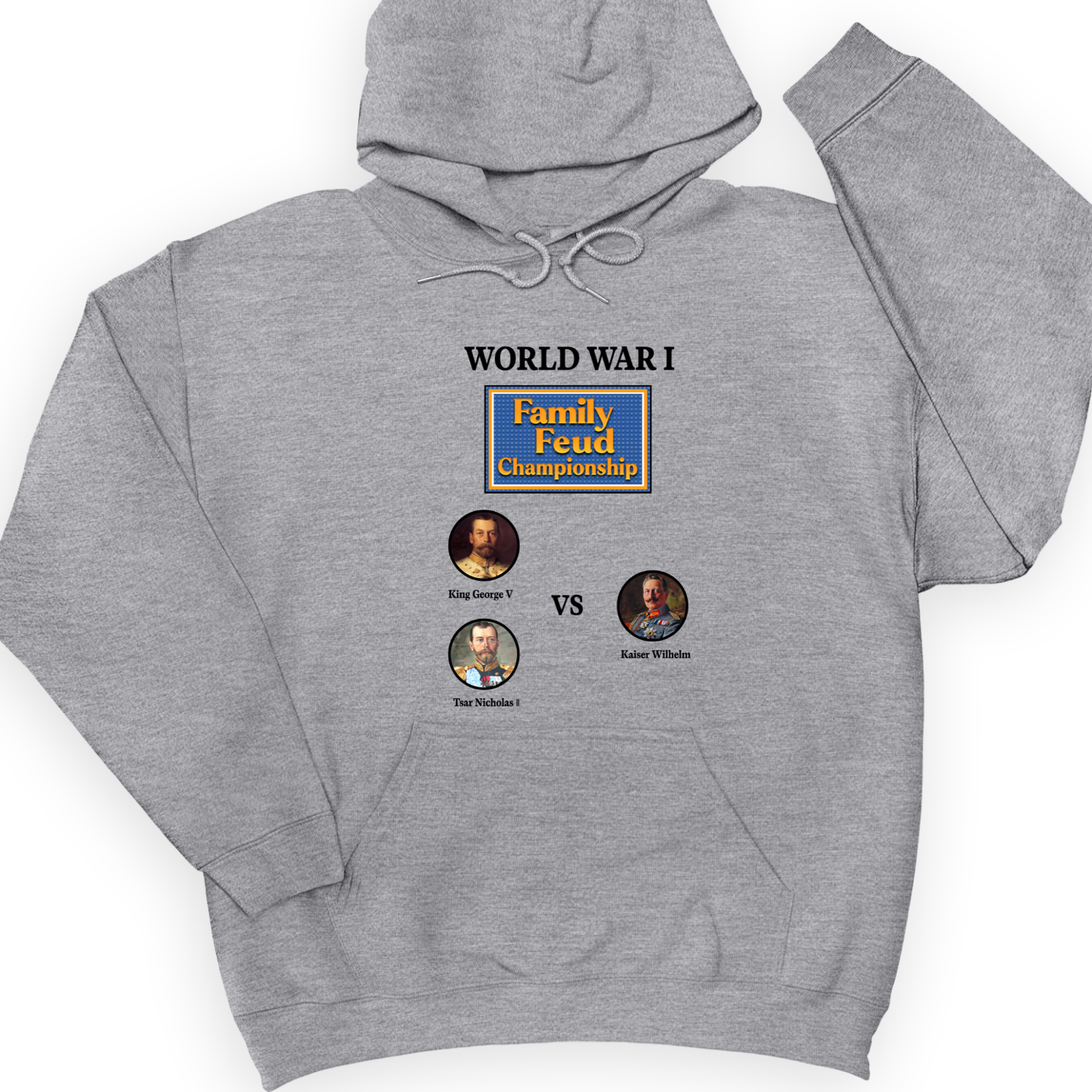 WW1 Family Feud Championship Hoodie Sport Grey / S