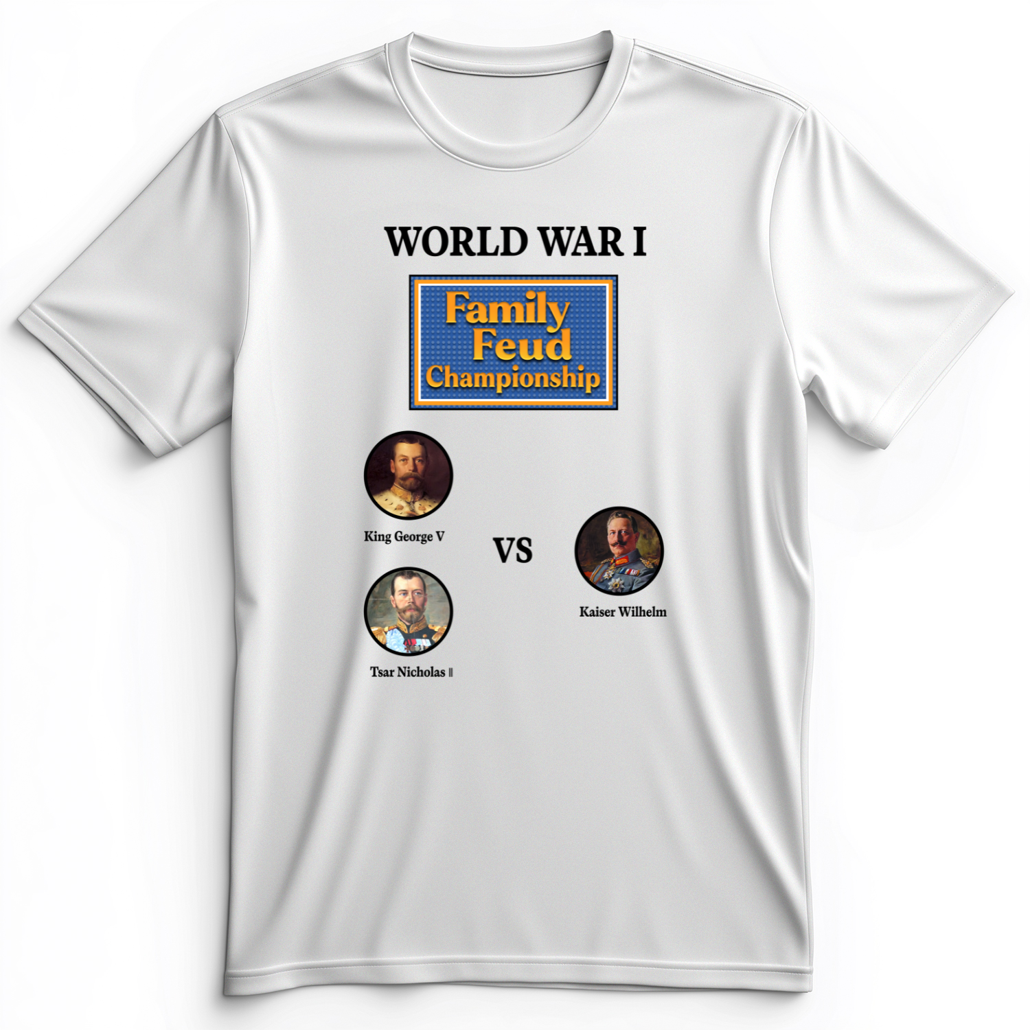 WW1 Family Feud Championship Premium Tee White / S