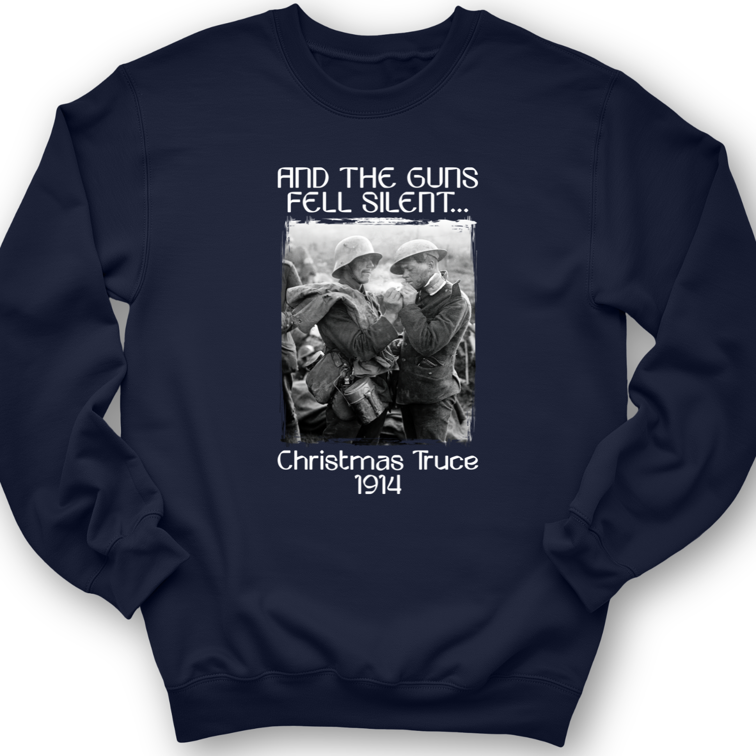 WWI Christmas Truce Crewneck Navy / S