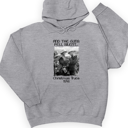 WWI Christmas Truce Hoodie Sport Grey / S