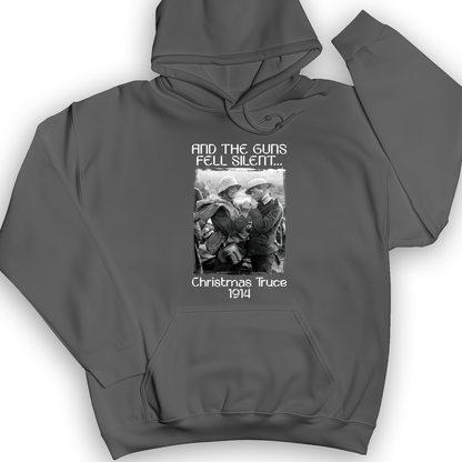 WWI Christmas Truce Hoodie Charcoal / S
