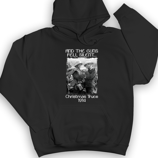 WWI Christmas Truce Hoodie Black / S