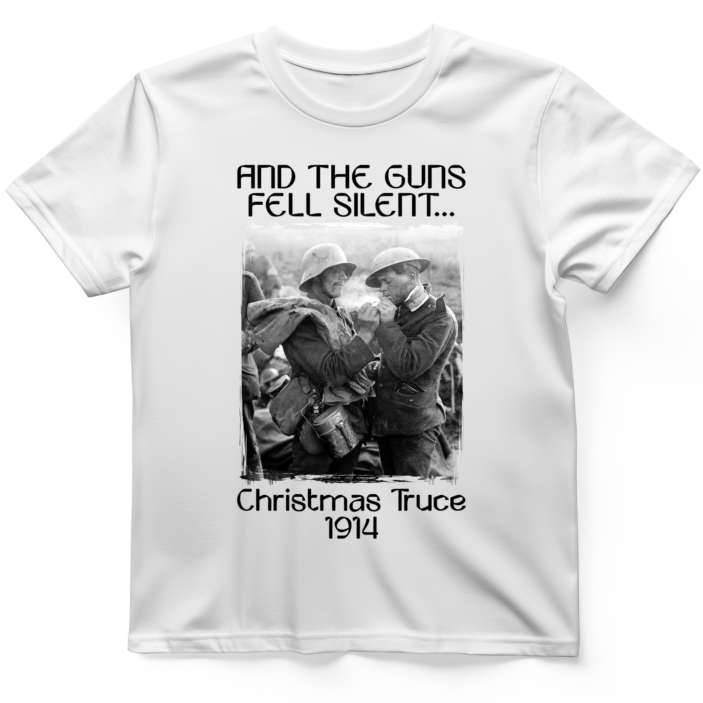 WWI Christmas Truce T-Shirt White / S