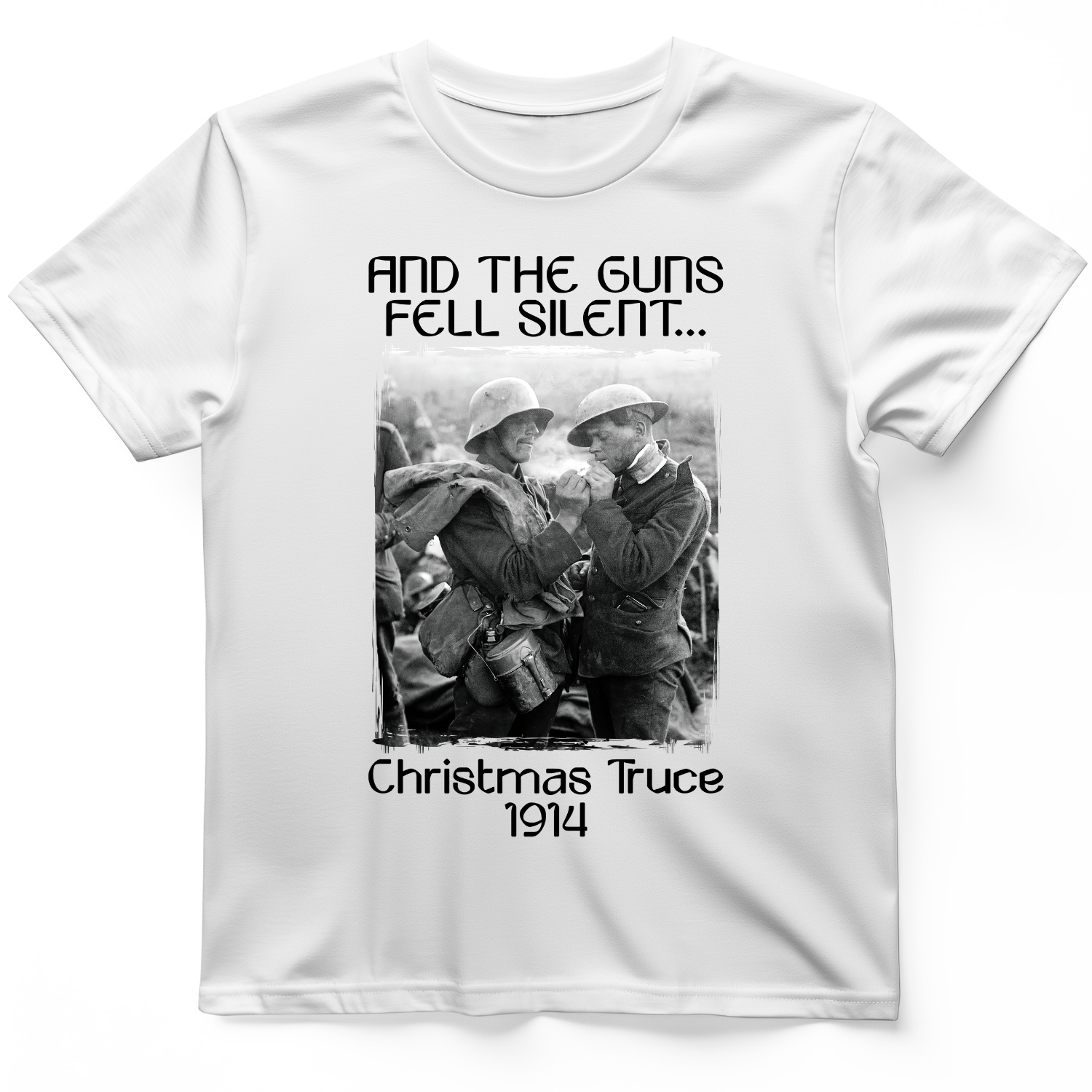 WWI Christmas Truce T-Shirt White / S