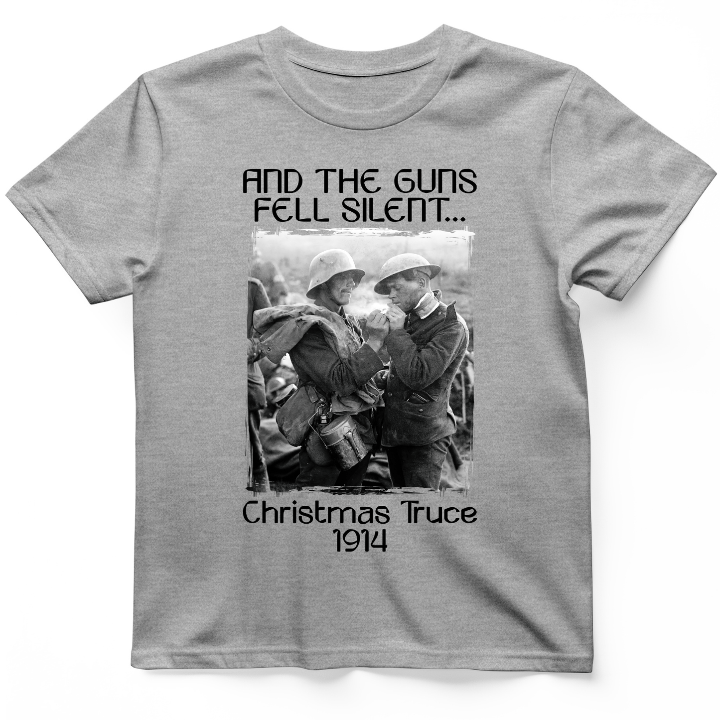 WWI Christmas Truce T-Shirt Sport Grey / S
