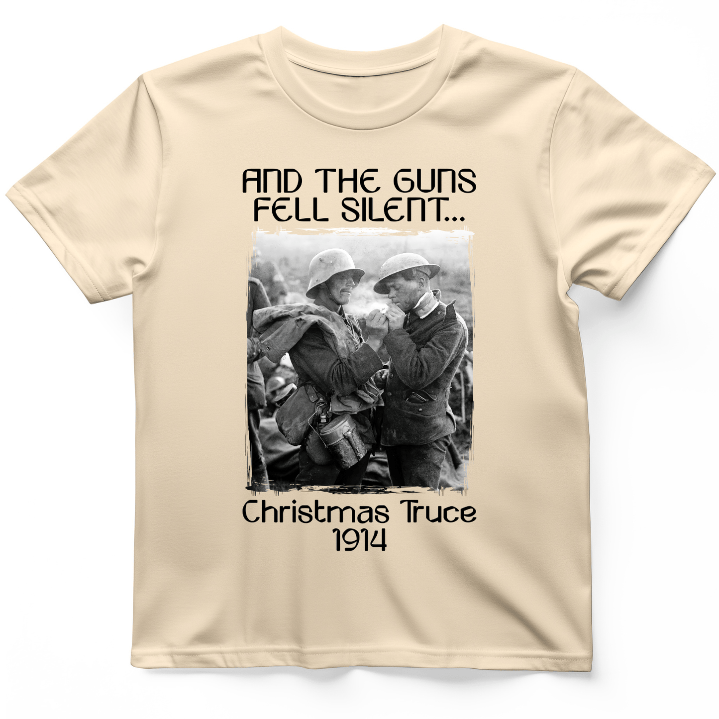 WWI Christmas Truce T-Shirt Natural / S