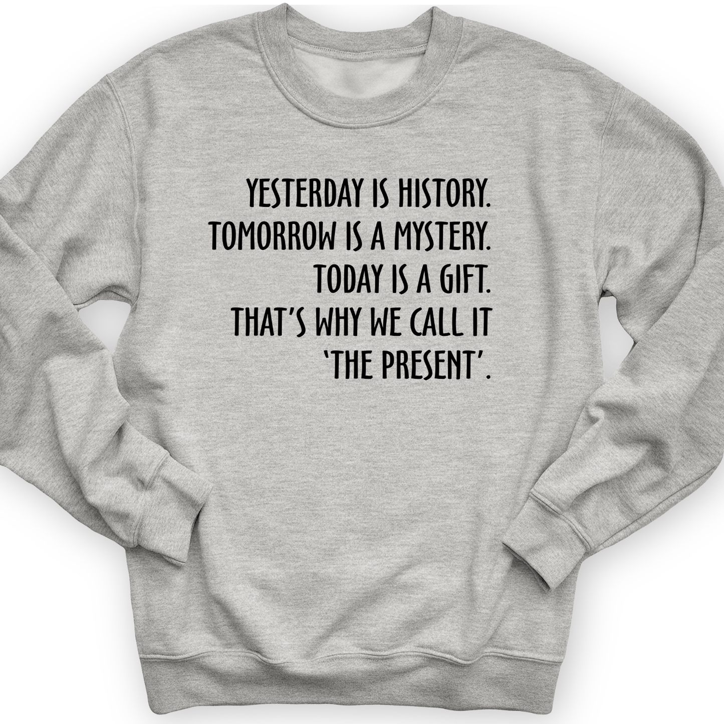 Yesterday Is History Crewneck Sport Grey / S