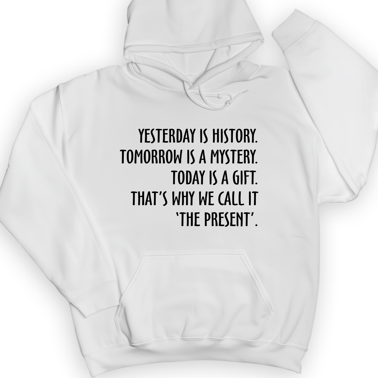 Yesterday Is History Hoodie White / S