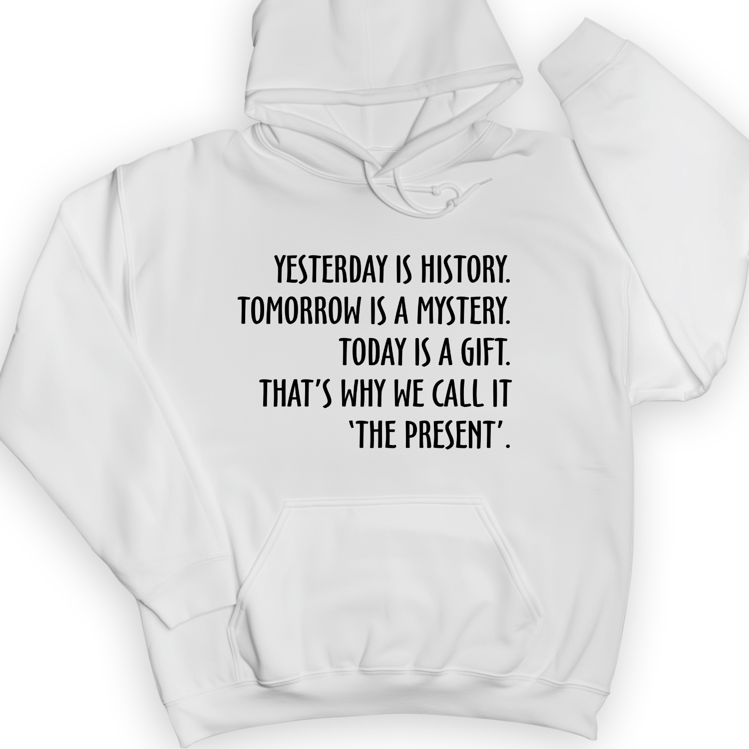 Yesterday Is History Hoodie White / S