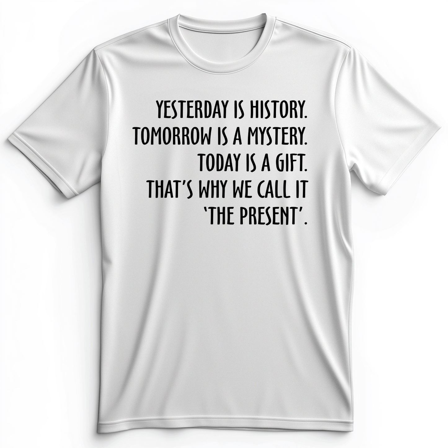 Yesterday Is History Premium Tee White / S