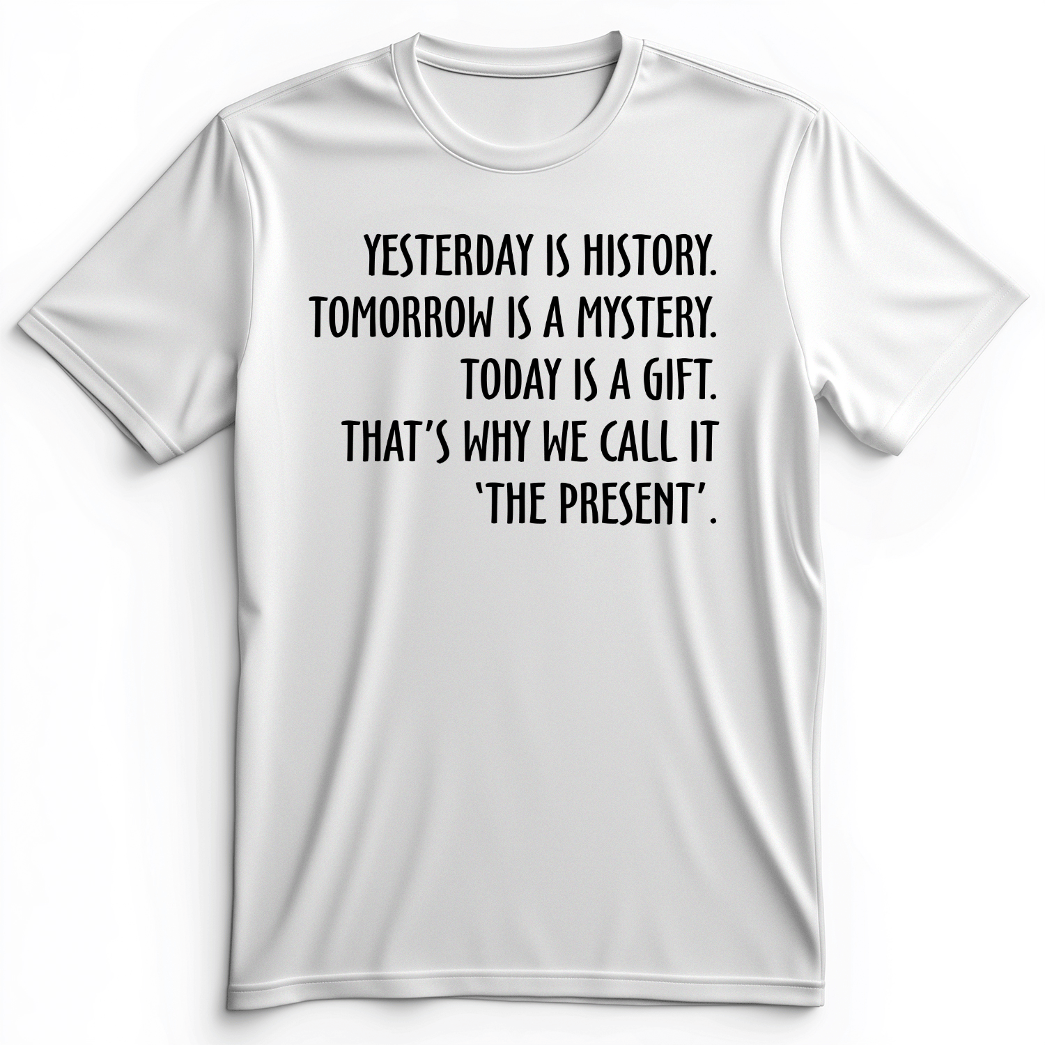 Yesterday Is History Premium Tee White / S