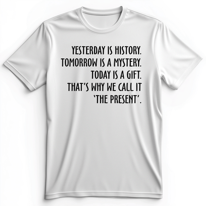 Yesterday Is History Premium Tee White / S