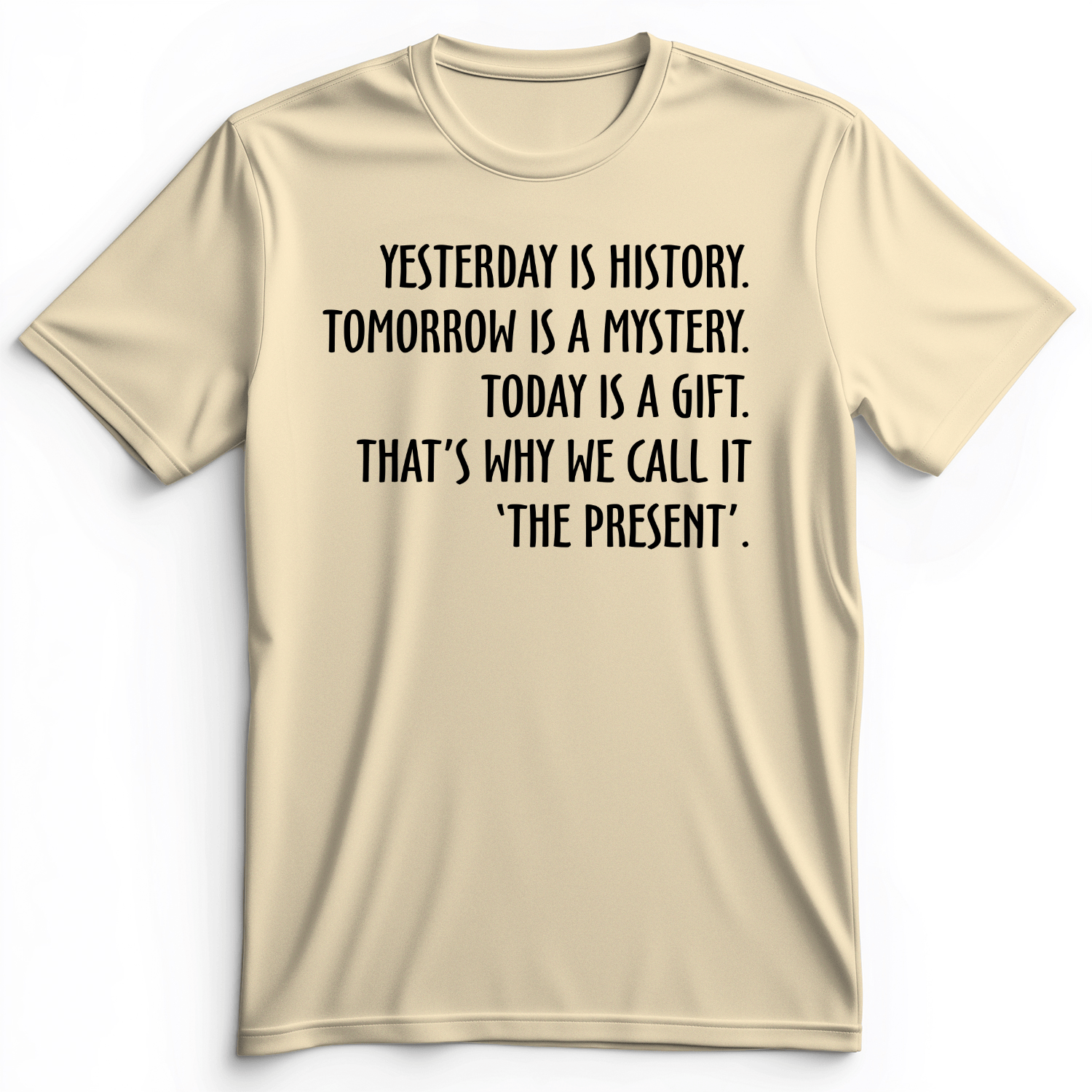 Yesterday Is History Premium Tee Natural / S