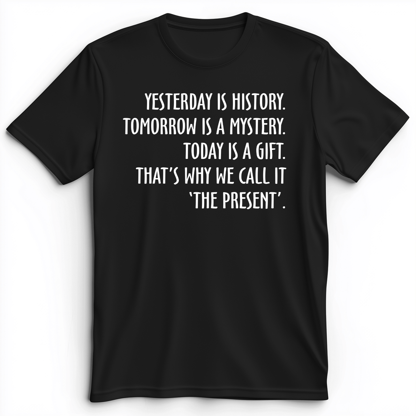 Yesterday Is History Premium Tee Black / S