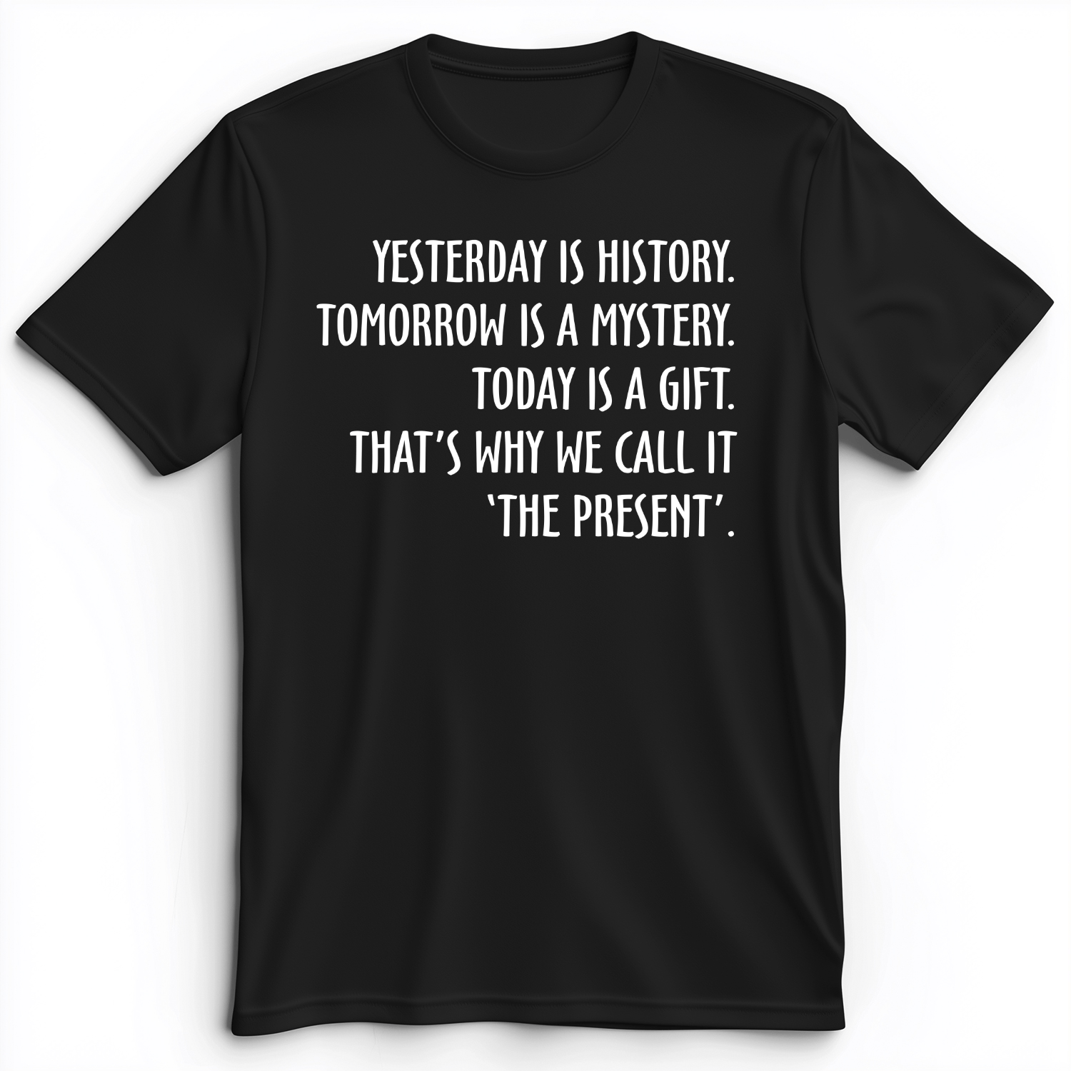 Yesterday Is History Premium Tee Black / S