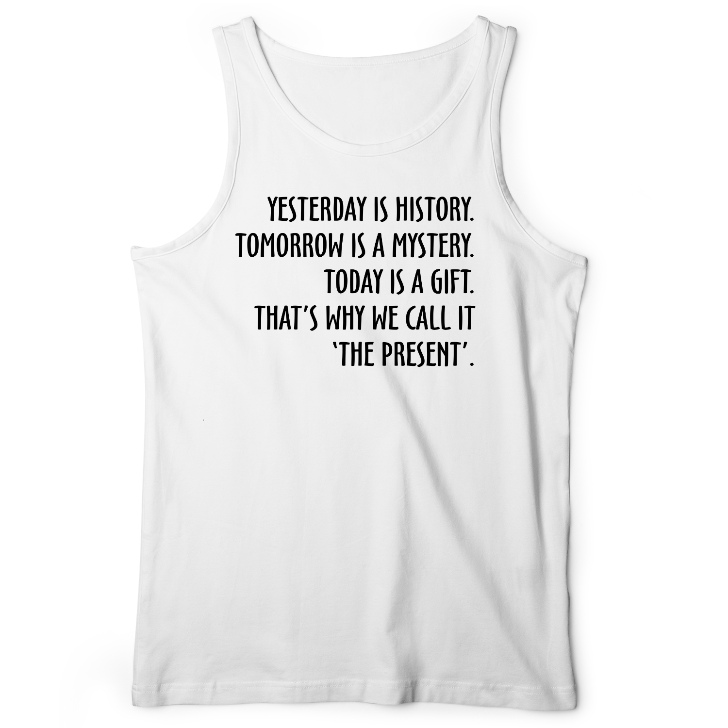Yesterday Is History Tank White / XS