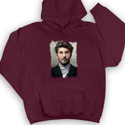 Young Stalin Hoodie Maroon / S