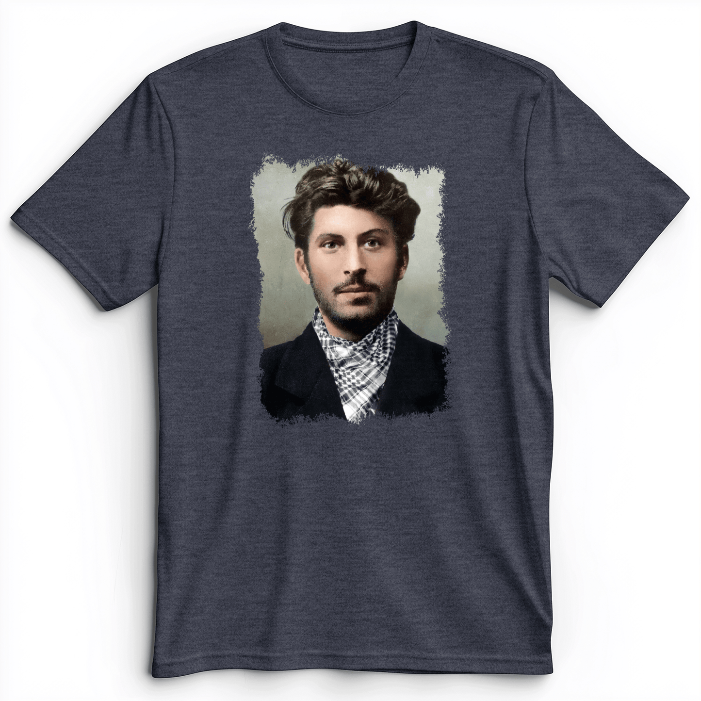 Young Stalin Premium Tee Heather Navy / S