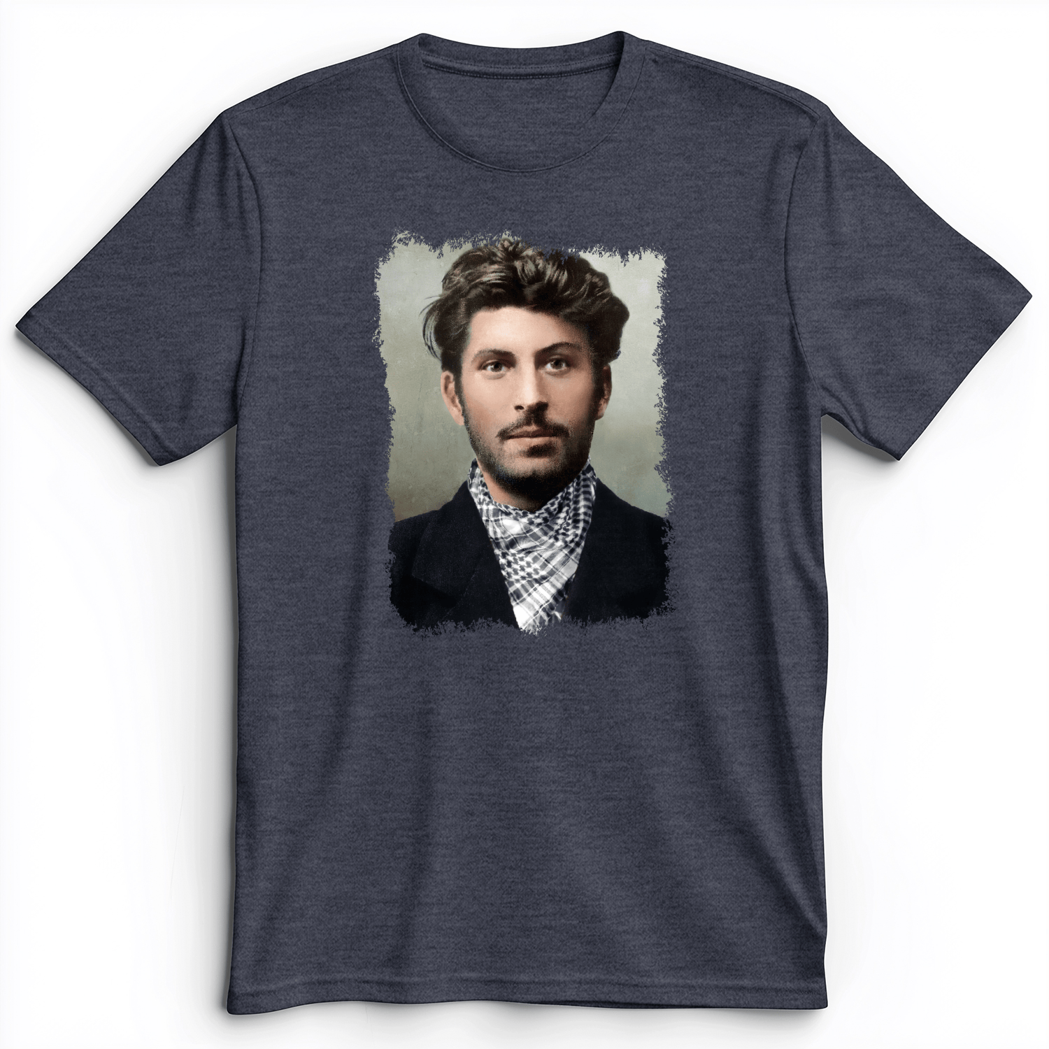Young Stalin Premium Tee Heather Navy / S