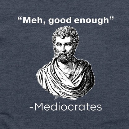 Mediocrates T-Shirt — print detail close-up