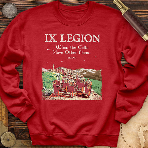 9th Legion Crewneck Red / S