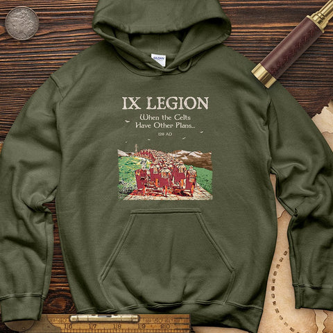 9th Legion Hoodie Military Green / S