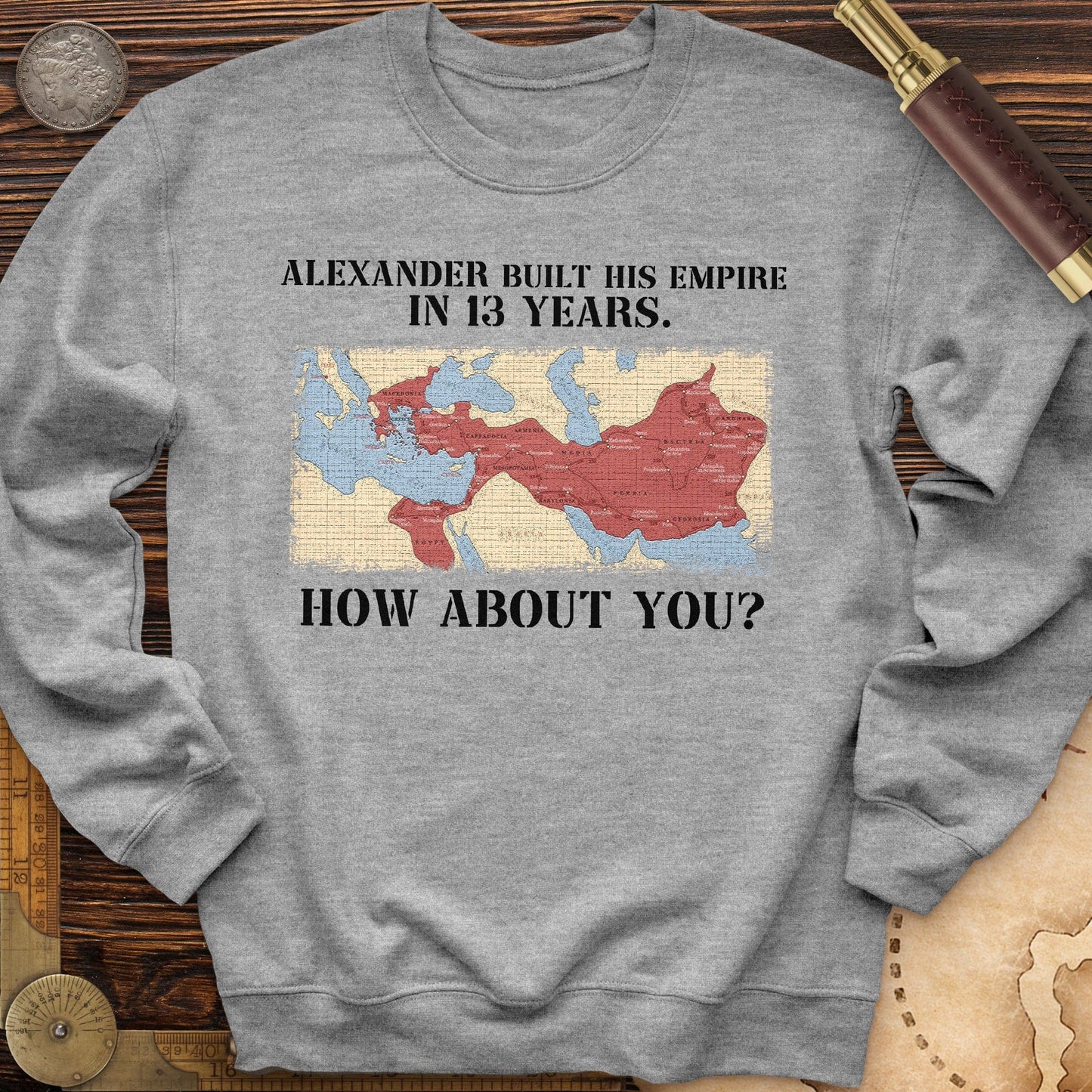 Alexander Conquered Crewneck