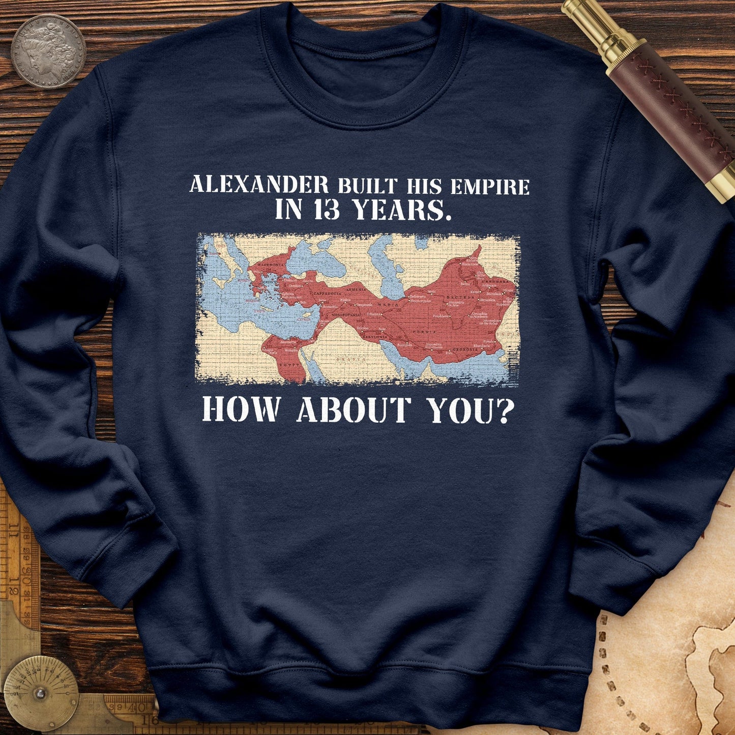 Alexander Conquered Crewneck