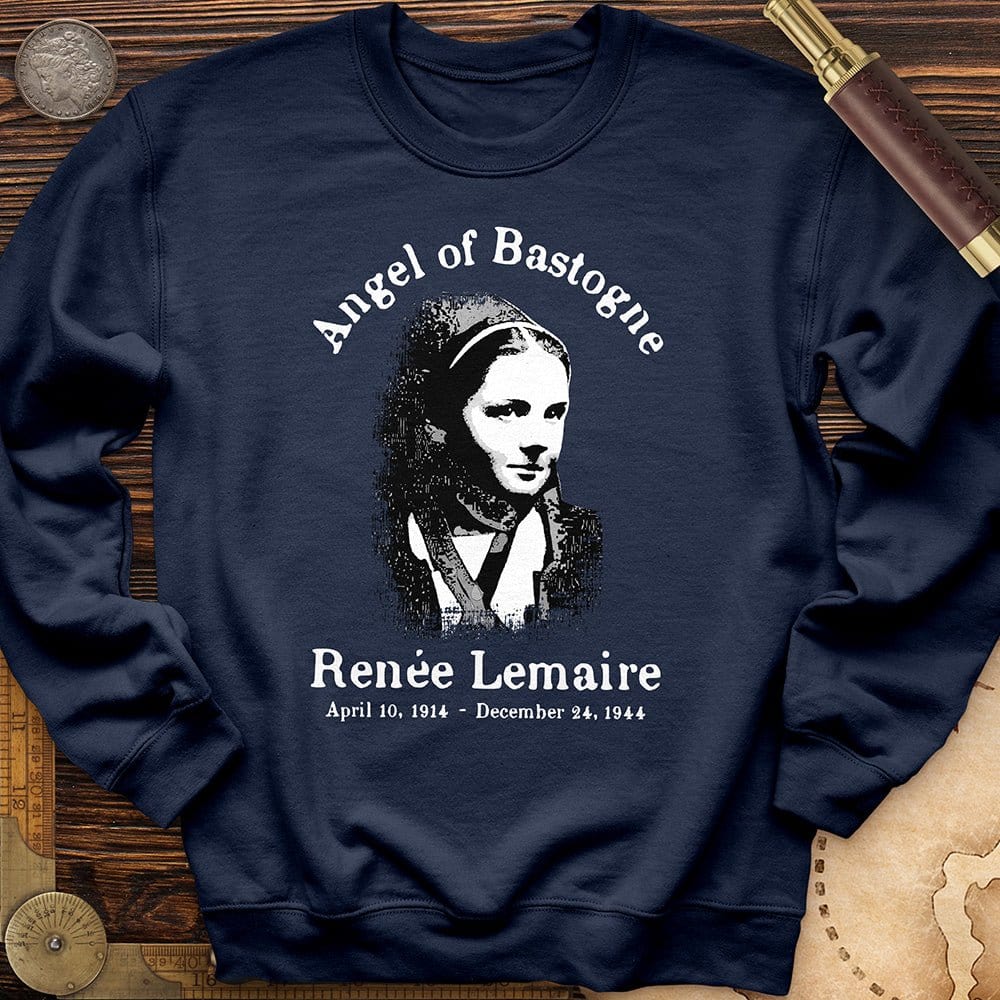 Angel of Bastogne Crewneck | HistoreeTees