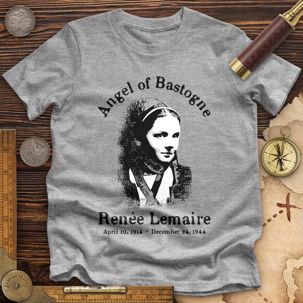 Angel of Bastogne Premium Quality Tee | HistoreeTees