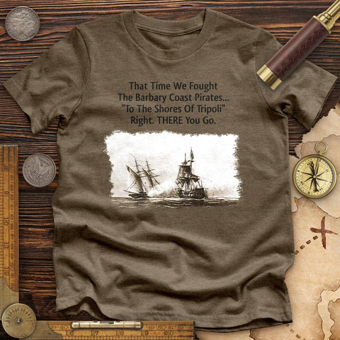 Barbary Pirates High Quality Tee Heather Olive / S