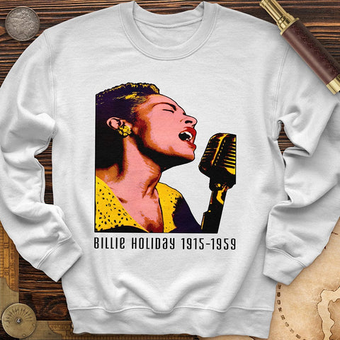 Billie Holiday Crewneck White / S