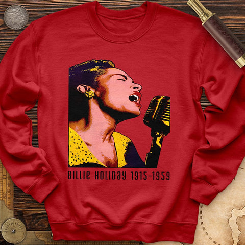 Billie Holiday Crewneck Red / S