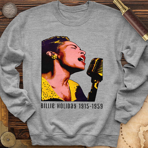 Billie Holiday Crewneck Sport Grey / S