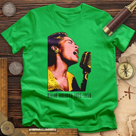 DEfratJQ Billie Holiday Retro Style Concert T-Shirt Unisex Gift Men's Black Tees S DEfratJQ Billie Holiday Retro Style Concert T-Shirt Unisex Gift Men's Black Tees S