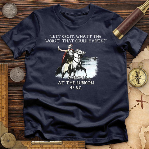 Caesar Cross Rubicon T-Shirt Navy / S
