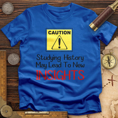 Caution Insights T-Shirt Royal / S