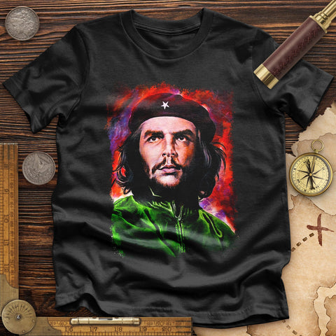 Che Guevara Colorized High Quality Tee Black / S