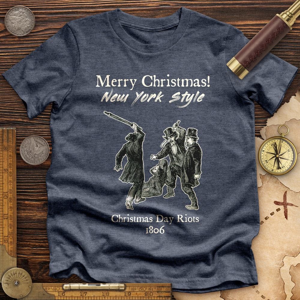 Christmas New York Style Premium Quality Tee | HistoreeTees