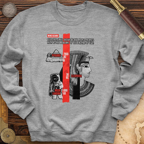 Cleopatra in Time Crewneck