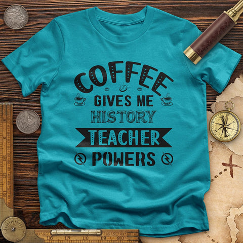 Coffee Power T-Shirt Tropical Blue / S