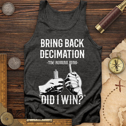Decimation Tank
