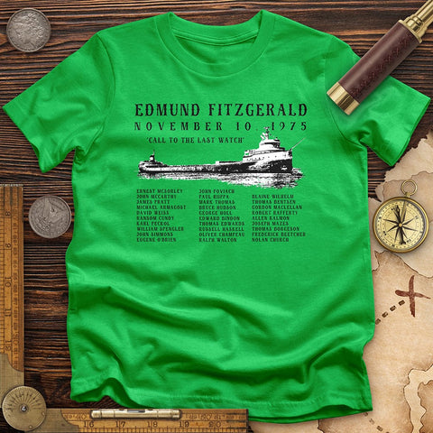 Edmund Fitzgerald T-Shirt Irish Green / S