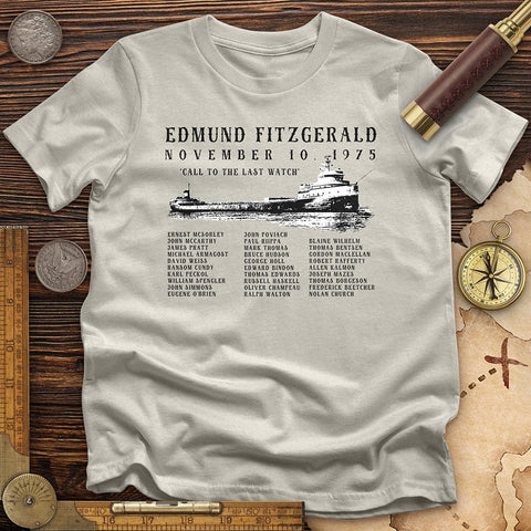 Edmund Fitzgerald T-Shirt Ice Grey / S