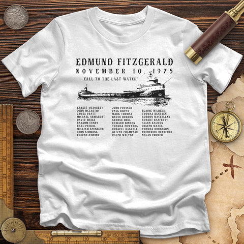 Edmund Fitzgerald T-Shirt White / S