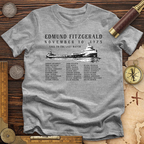 Edmund Fitzgerald T-Shirt Sport Grey / S